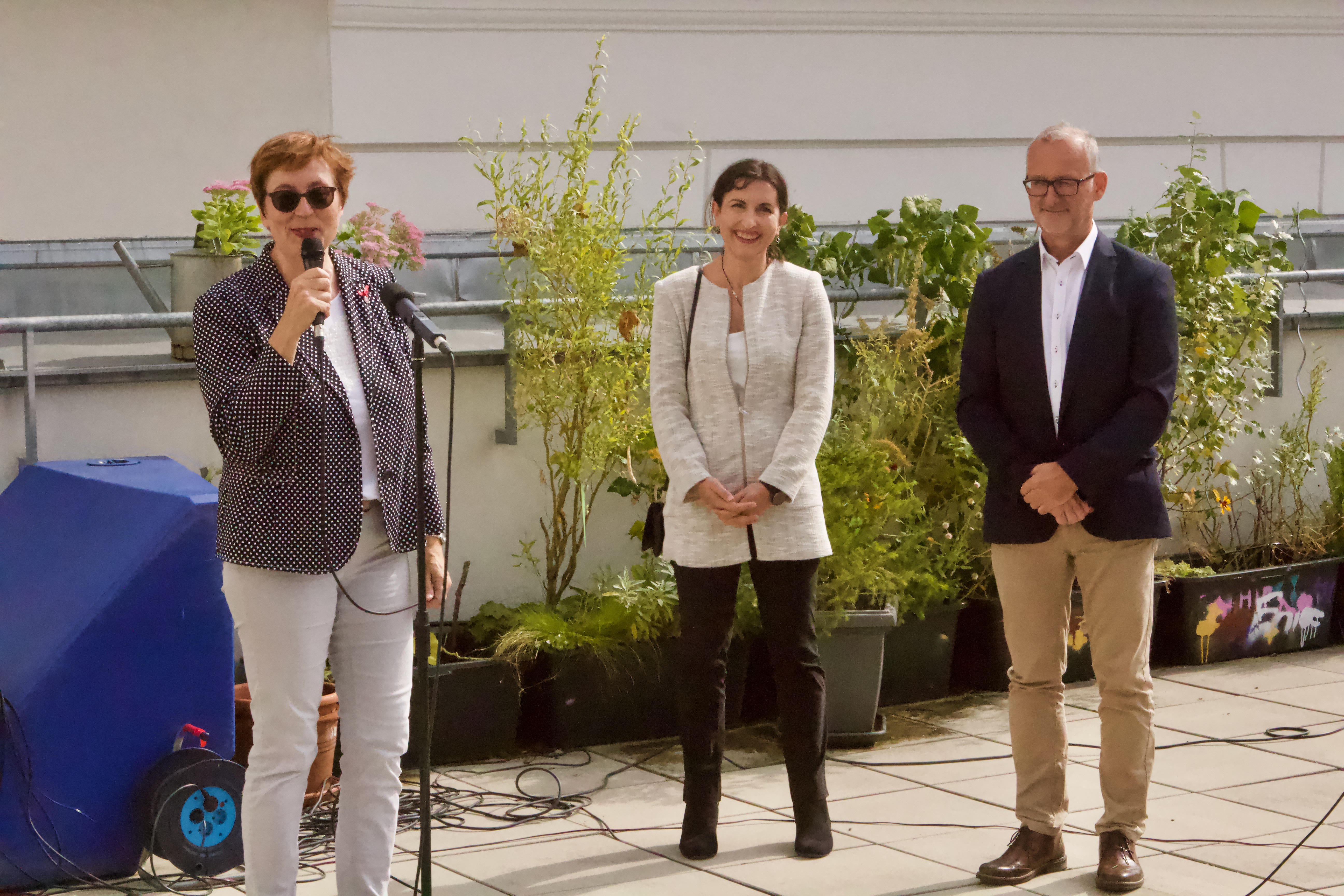 GZS_Open House Vernetzung_Begrüßung durch Theresia Vogel